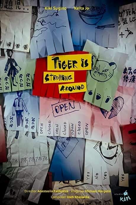 Tiger is Strolling Around